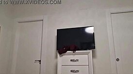 latinas chupando polla española with young brunette homemade handjob