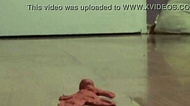 tall giantess clayman stomps on tiny figures in this huge fetish video.