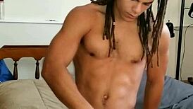 Ivory White in Solo Gay Twink Fun.