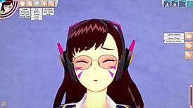 d.va gets fucked in room