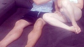 i count my stepsister's freckles, she gets horny, we masturbate together then fuck.