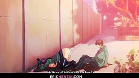 anal sex makes her face become an ahegao in this hentai porn.