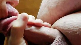 Hey, just sucking my husband’s cock for a creamy finish!