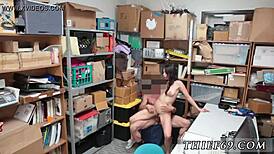 i'm a petite college girl stealing porn in police uniform and getting caught