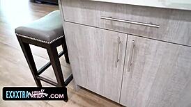 Exxxtra Small Latina in Mini Skirt Loses Chase and Pays with Tight Pussy