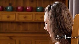 Hungry Teens Eat Each Other Out Secretly Under The Desk In A Wild Lesbian Scissoring Session