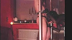 Rubbernurse Agnes Delivers Brutal Spanking and Severe Caning to Slave