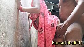 rough anal in hot pink saree, moaning so loud
