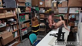 teen rides massive anal dildo suspect was seen on cctv camera