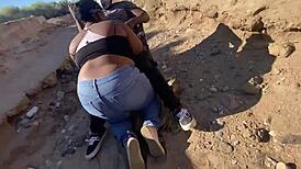 she took me on a date to the desert and we had sex with big black cock