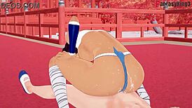 Avatar Korra screams, 'Fuck me cowgirl POV!'