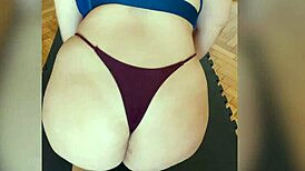 Gym trainer fucks latina ass