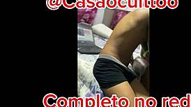 Marido Filma E Limpa Sua Esposa Ebony Com Cuckold
