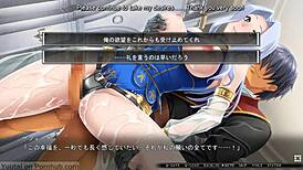 Busty princess undergoes hypnosis in visual novel 25.