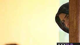 crazy stranger fucked hard sexy milf jessica ryan after passion body massage