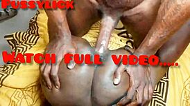 Just chilling with deep anal and pussylick in homemade black porn