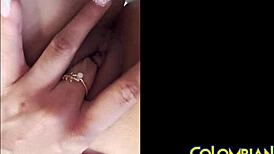 I'm so excited for this petite skinny teen 18+ latina colombian casting couch. Big boobs and tight pussy on sofa. Homemade 1 on 1!