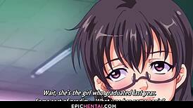 anal sex makes her face become an ahegao in this hentai porn.