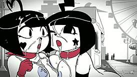 Cartoon figure fkkdajufhslpa in silly adventure