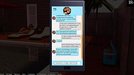 teacher whore plays dirty pool games with monster cock in hentai action