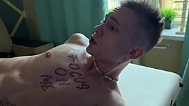 Man, these two twinkies are going at it hard!