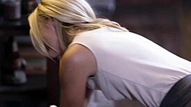 Stepmom Mona Wales Bends Over with Her Juicy Ass. Did Stepson Resist Her Anal Temptation?