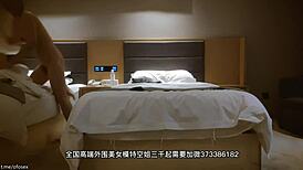 Chinese Goddess in Black Silk Licked and Pleased