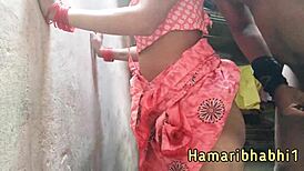 rough anal in hot pink saree, moaning so loud