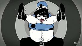 Cartoon figure fkkdajufhslpa in silly adventure