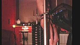 Rubbernurse Agnes Delivers Brutal Spanking and Severe Caning to Slave