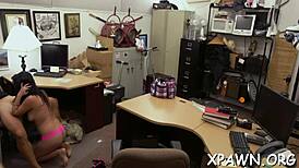 young amateur humps hard in competition