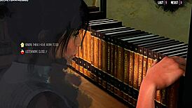 lara croft close-up wet pussy masturbation hot girl caught masturbating with shower head solo female masturbation - lara croft adventures 02 3d hentai porn games 😏