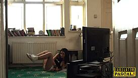 tattooed british submissive gets roughly fucked in domination scene