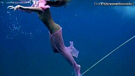 Are These Hot Teens In Bikinis Bathing Underwater In Tenerife Sea?