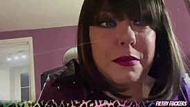 bbw domme tina snua guides you with gloves and wig