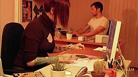 Boss Rides Innocent Intern In Office