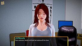 my new family episode with big ass brunette and redhead in erotic game 😏