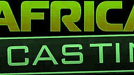 new hot black model nails first casting on couch