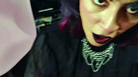 Grabo a Mi Novia Gotica Colegiala Mientras la Follo Duro