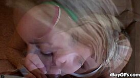 Naughty Carolyn Reese gives killer blowjob with big tits 😜