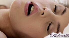 Sweet European model, wanna see her pussy licked and drilled?