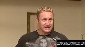 Blondes Love Dick! Hairless Petite 18+ Nicole Ray Blows and Takes Huge Cock Doggy!