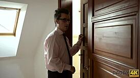 daddy4k jennifer simons bends over for old man in steamy doggystyle session. young and old clash!