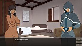 cummy bender episode 6 - big boob maid milking and titty fucking korra.