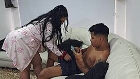I Interrupt My Stepdaughter's Boyfriend To Suck His BBC