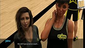 John gets injured during practice once more in the college setting.