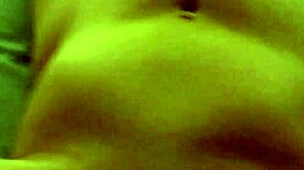 Ticklish chubby wife laughs during playful session