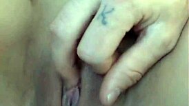 Teen gets fingered, gives shaved blowjob, and sucks off boyfriend with clothes ripped