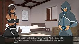 cummy bender episode 6 - big boob maid milking and titty fucking korra.