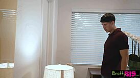 maria kazi teases stepbro about not cumming too fast before banging